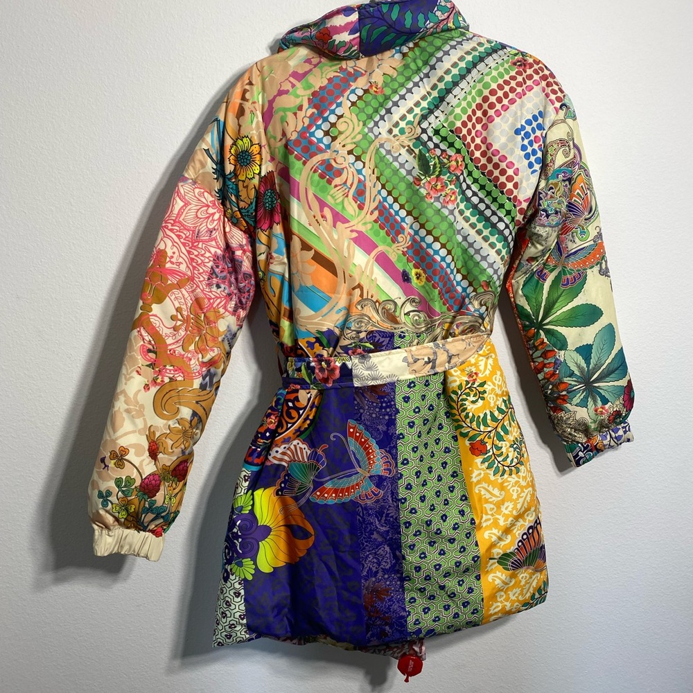Johnny Was Multicolor Patchwork Puffer Jacket - image 5